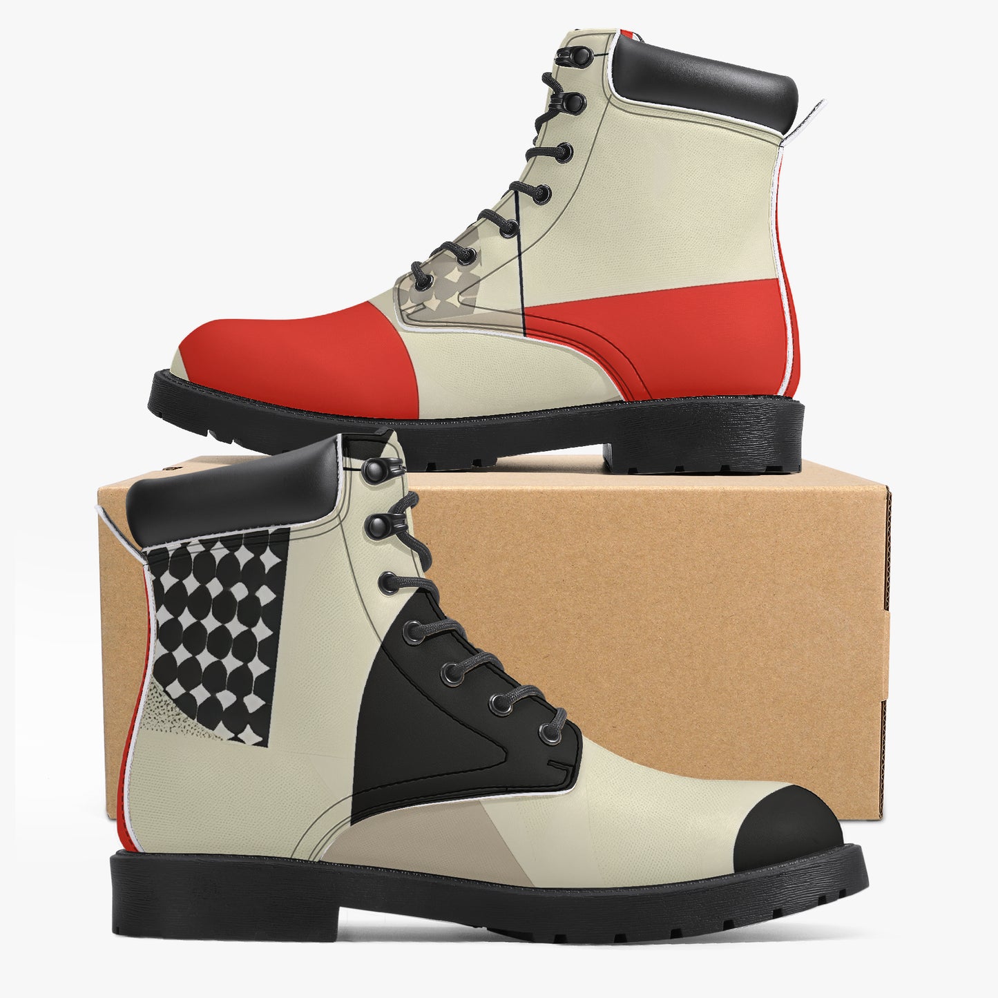 Geometry v1 Leder Boots | Stylische und Warme Winterstiefel Boots JLR Design