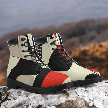 Geometry v1 Leder Boots | Stylische und Warme Winterstiefel Boots JLR Design