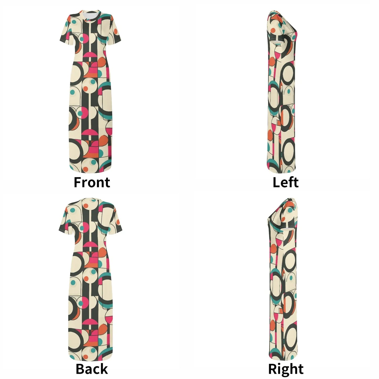 geometry-v1-short-sleeve-long-dress-long-dress-jlr-design-25957 - JLR Design
