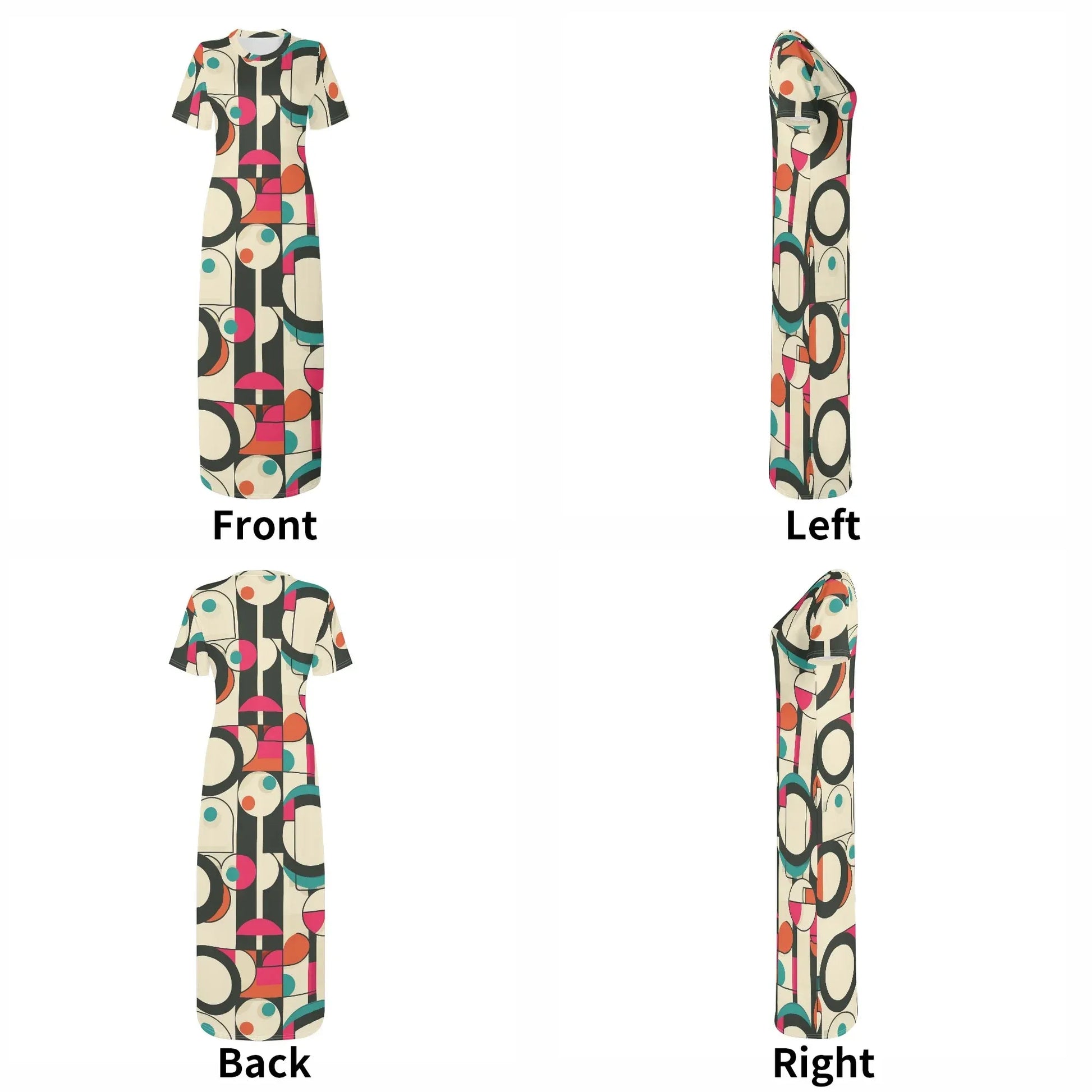 geometry-v1-short-sleeve-long-dress-long-dress-jlr-design-25957 - JLR Design