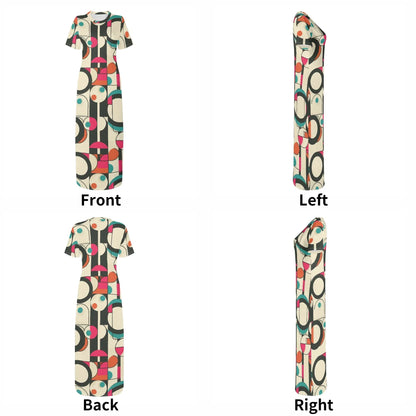 geometry-v1-short-sleeve-long-dress-long-dress-jlr-design-25957 - JLR Design