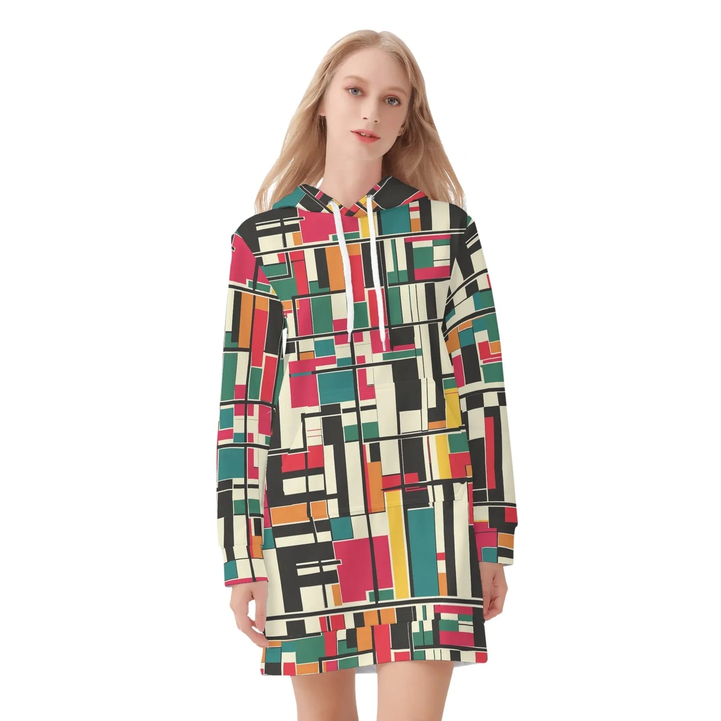 geometry-v2-velvet-hoodie-dress-hoodiekleid-jlr-design-54336 - JLR Design