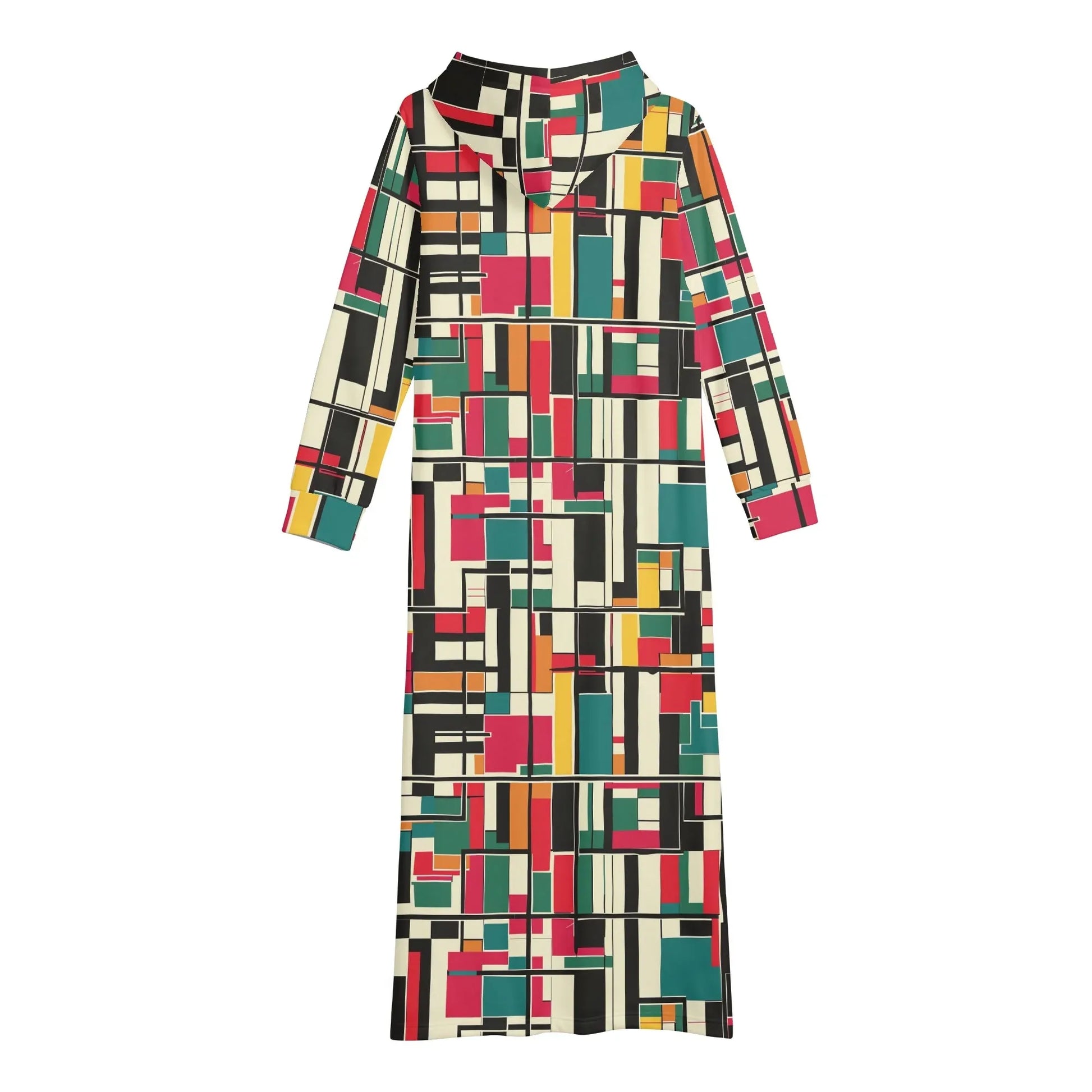 bequemes-leichtes-hoodie-kleid-geometry-v2-hoodiekleid-jlr-design-81832 - JLR Design