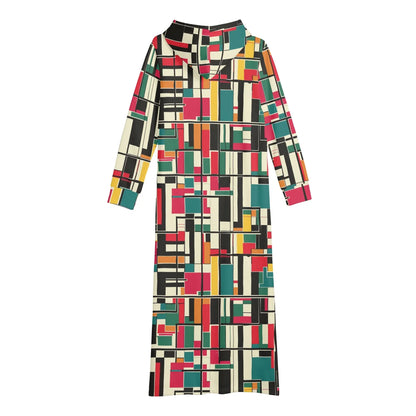 bequemes-leichtes-hoodie-kleid-geometry-v2-hoodiekleid-jlr-design-81832 - JLR Design