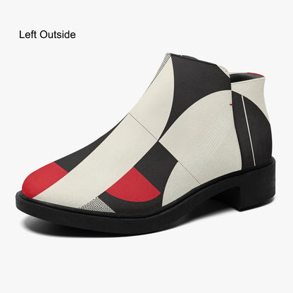 Geometry v2 elegante Reißverschluss-Stiefeletten Stiefeletten JLR Design