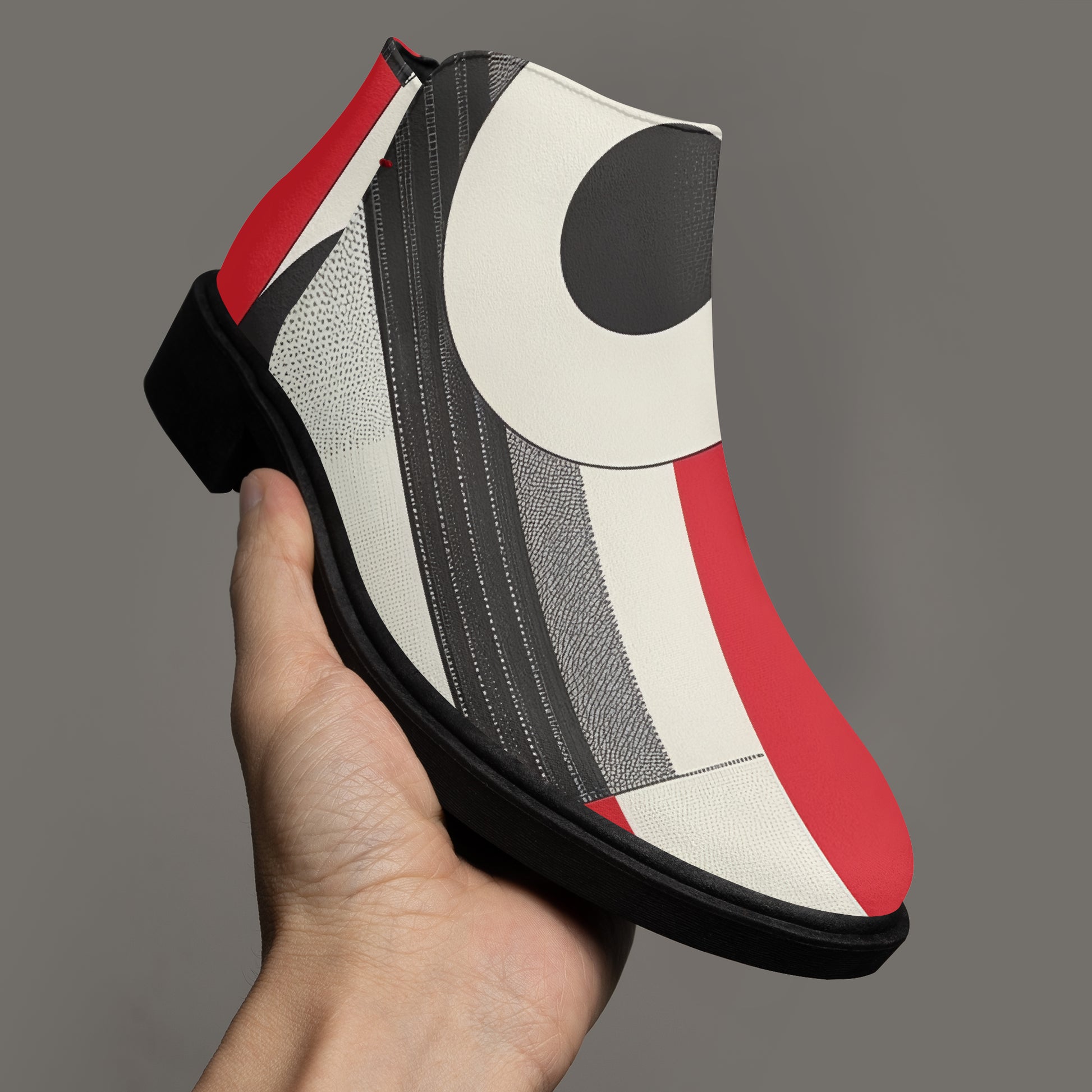 Geometry v2 elegante Reißverschluss-Stiefeletten Stiefeletten JLR Design