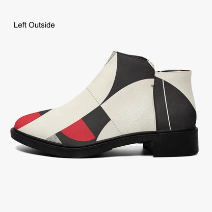 Geometry v2 elegante Reißverschluss-Stiefeletten Stiefeletten JLR Design