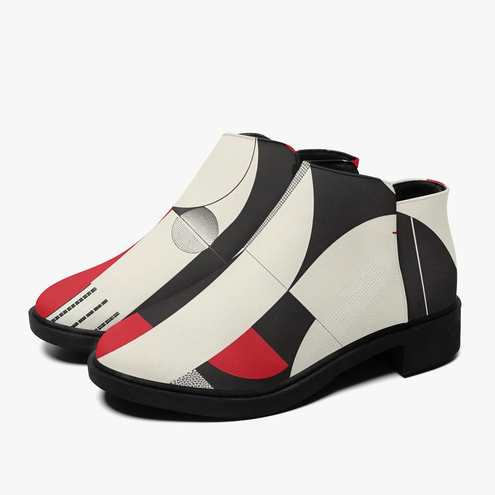 Geometry v2 elegante Reißverschluss-Stiefeletten Stiefeletten JLR Design