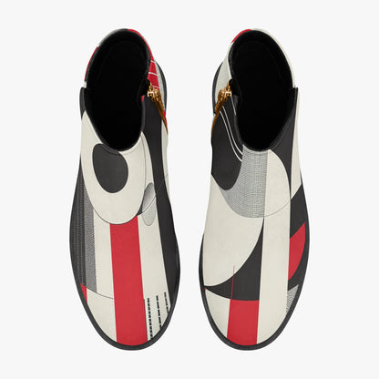 Geometry v2 elegante Reißverschluss-Stiefeletten Stiefeletten JLR Design