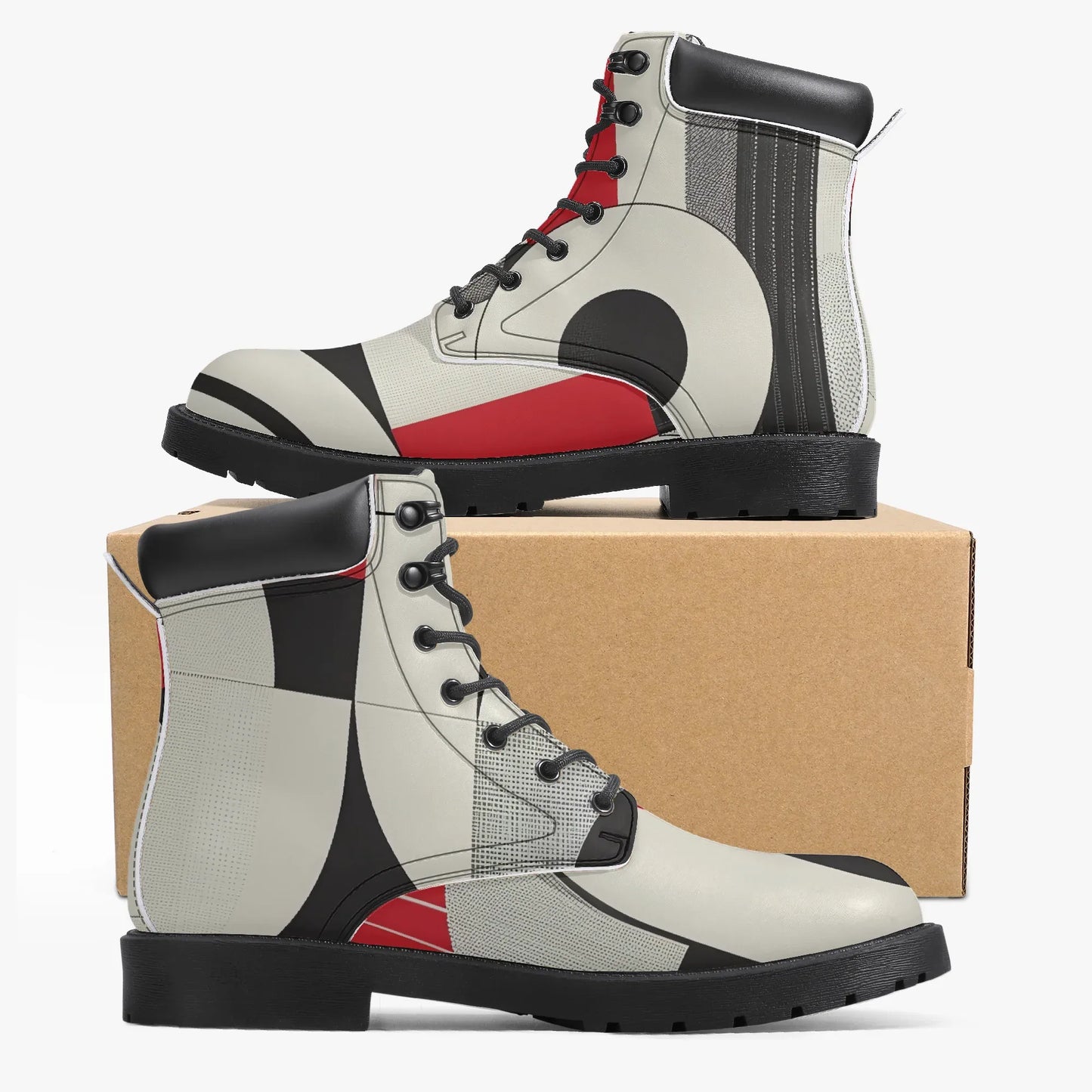 Geometry v2 Leder Boots | Stylische und Warme Winterstiefel Boots JLR Design