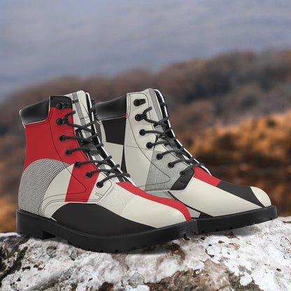 Geometry v2 Leder Boots | Stylische und Warme Winterstiefel Boots JLR Design