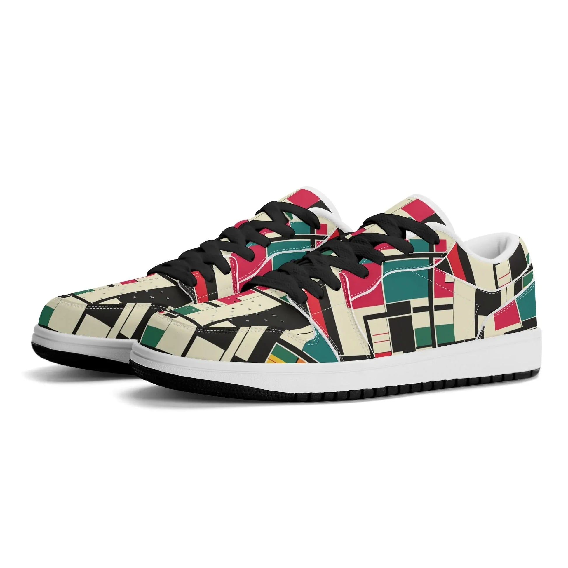 geometry-v2-low-top-leder-sneaker-fur-damen-sneaker-jlr-design-15025 - JLR Design
