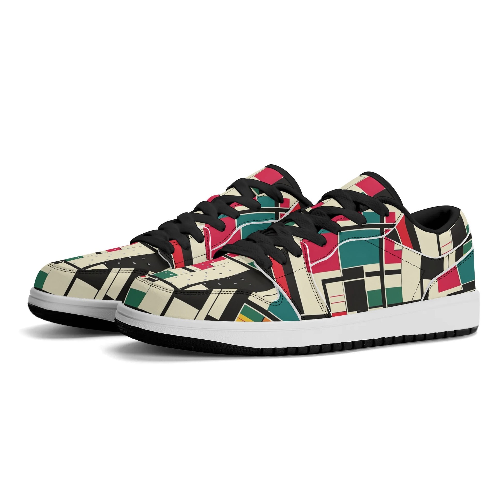 Geometry v2 Low Top Leder Sneaker für Herren Sneaker JLR Design