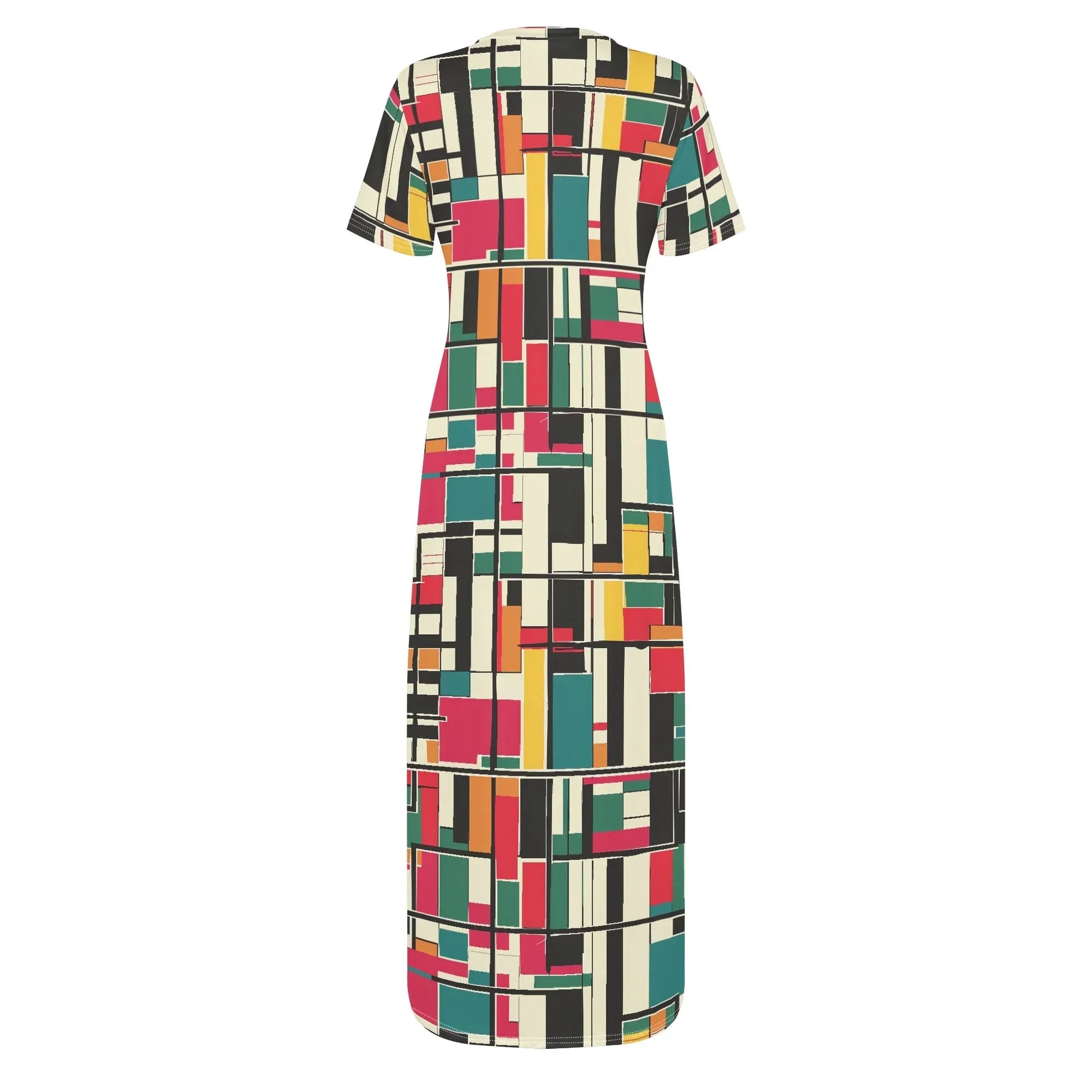 geometry-v2-short-sleeve-long-dress-long-dress-jlr-design-68379 - JLR Design