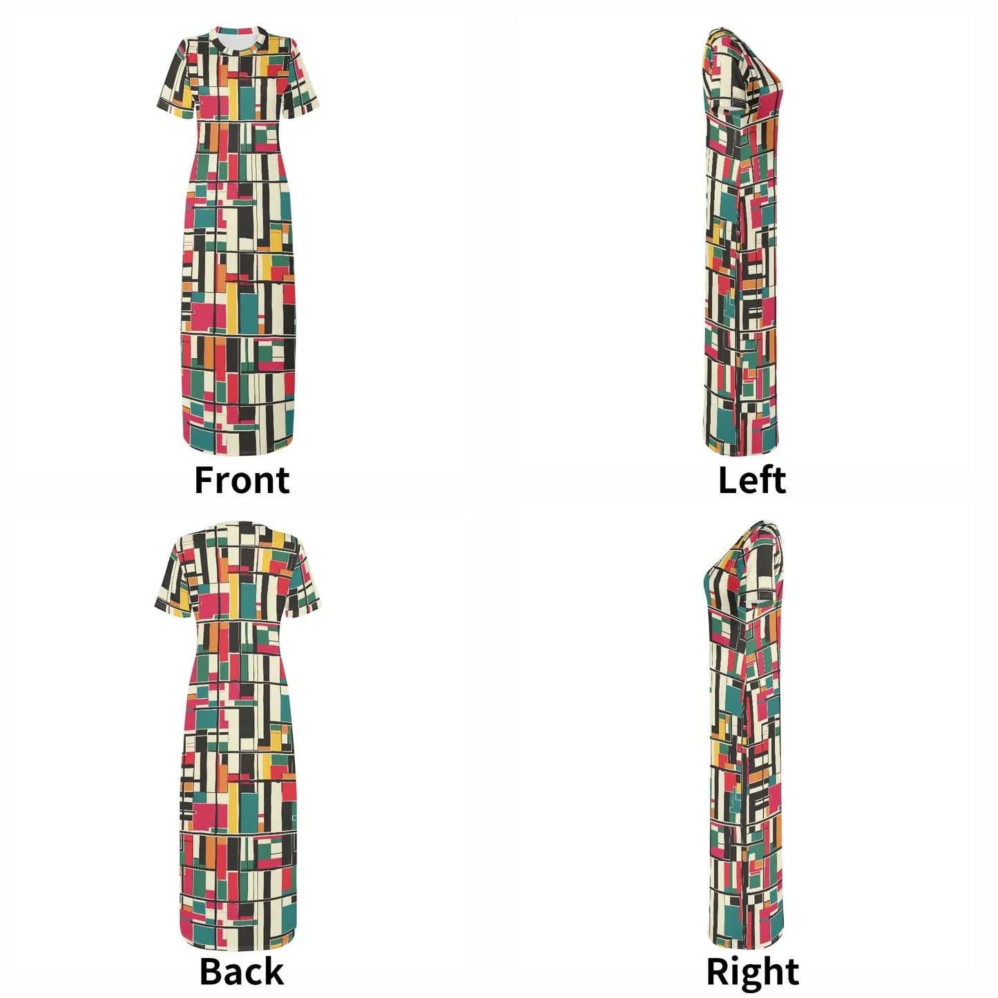 geometry-v2-short-sleeve-long-dress-long-dress-jlr-design-73658 - JLR Design