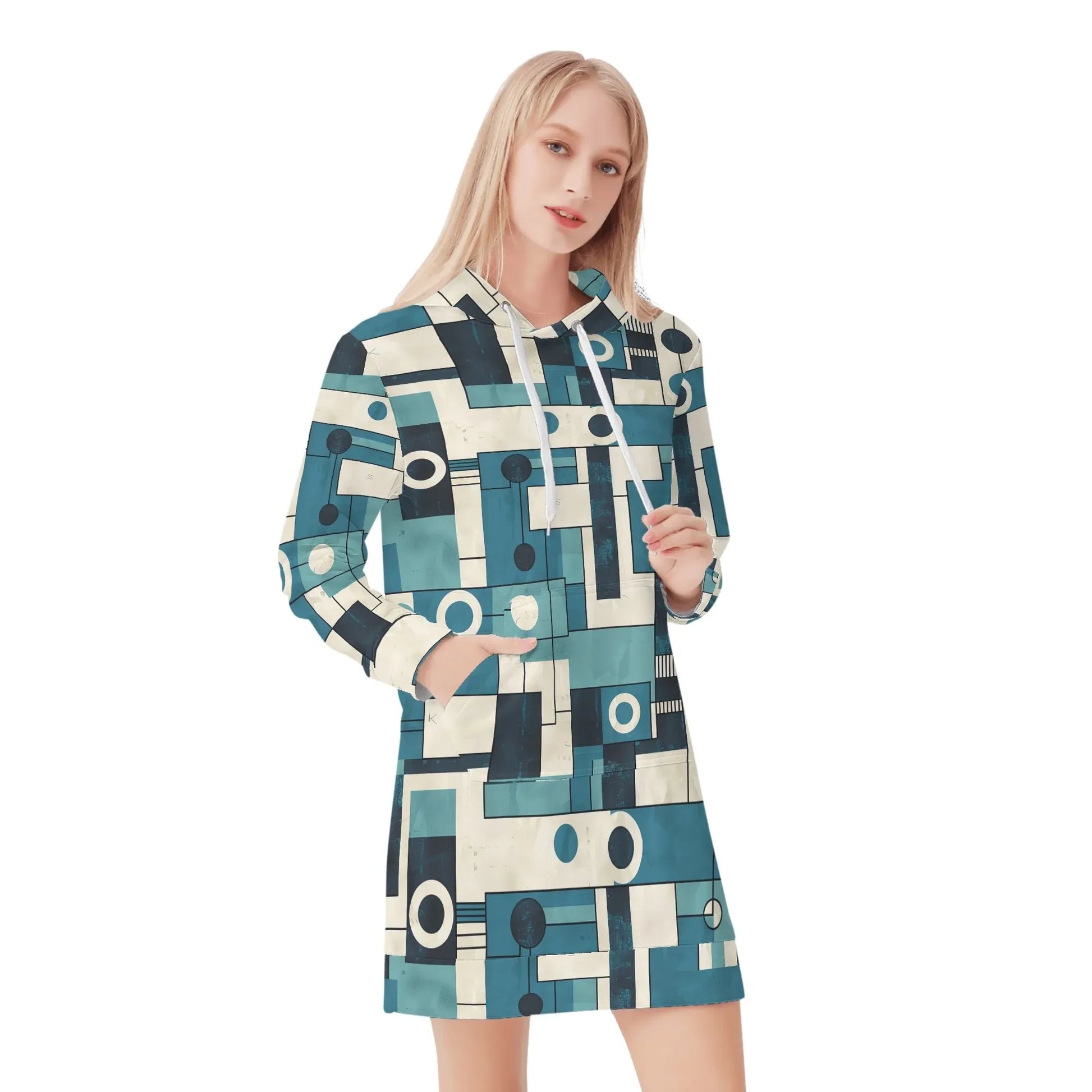 geometry-v3-velvet-hoodie-dress-hoodiekleid-jlr-design-19634 - JLR Design