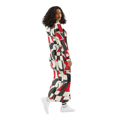 bequemes-leichtes-hoodie-kleid-geometry-v4-hoodiekleid-jlr-design-94413 - JLR Design