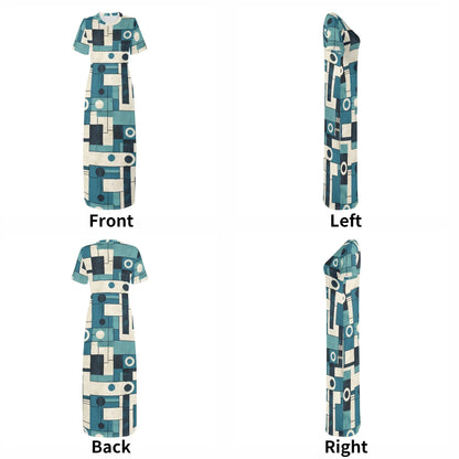geometry-v4-short-sleeve-long-dress-long-dress-jlr-design-87998 - JLR Design