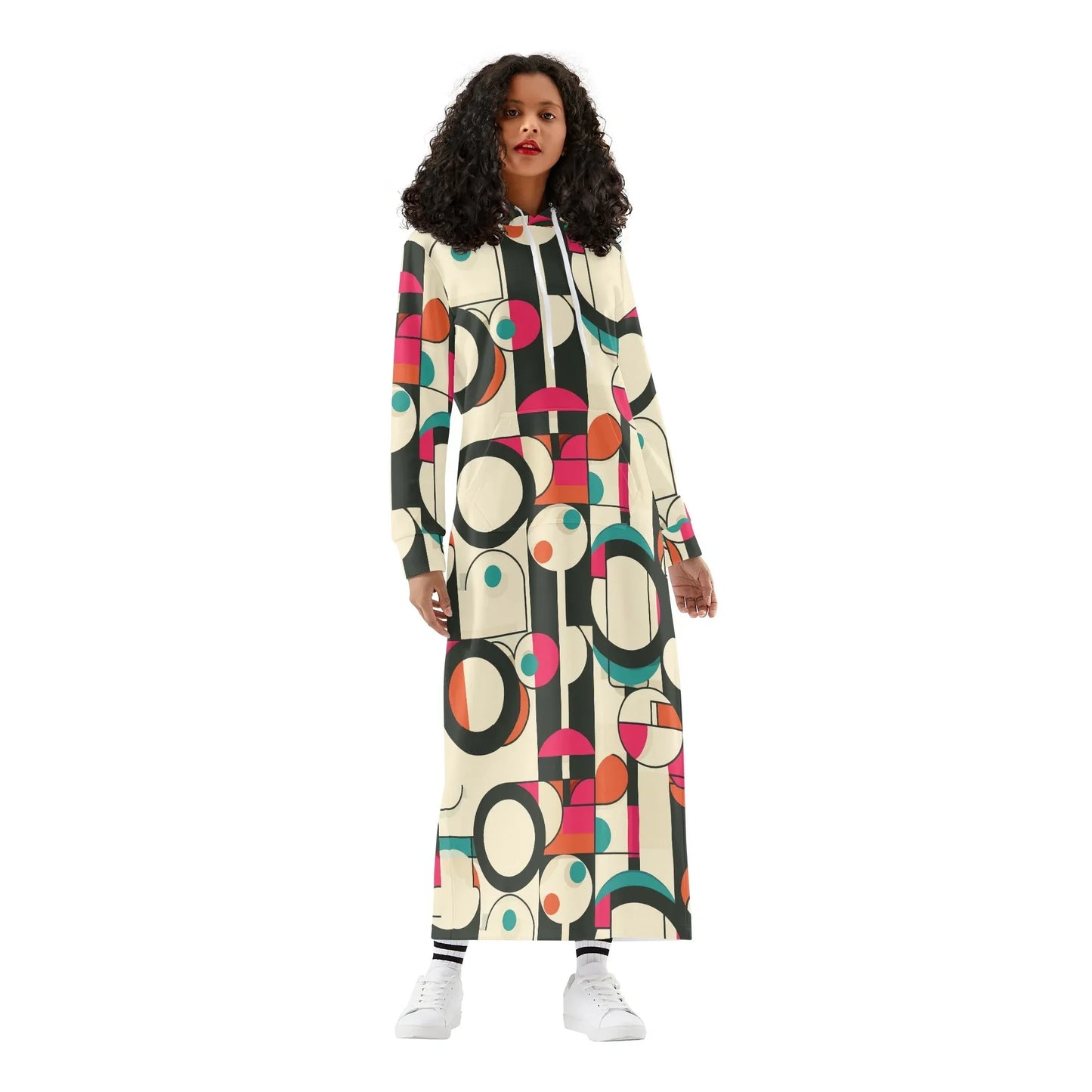 bequemes-leichtes-hoodie-kleid-geometry-v5-hoodiekleid-jlr-design-19014 - JLR Design