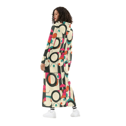 bequemes-leichtes-hoodie-kleid-geometry-v5-hoodiekleid-jlr-design-86845 - JLR Design