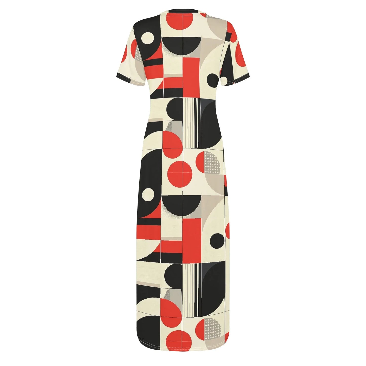geometry-v5-short-sleeve-long-dress-long-dress-jlr-design-12912 - JLR Design