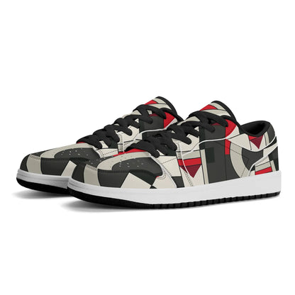 geometry-v6-low-top-leder-sneaker-fur-herren-sneaker-jlr-design-45201 - JLR Design