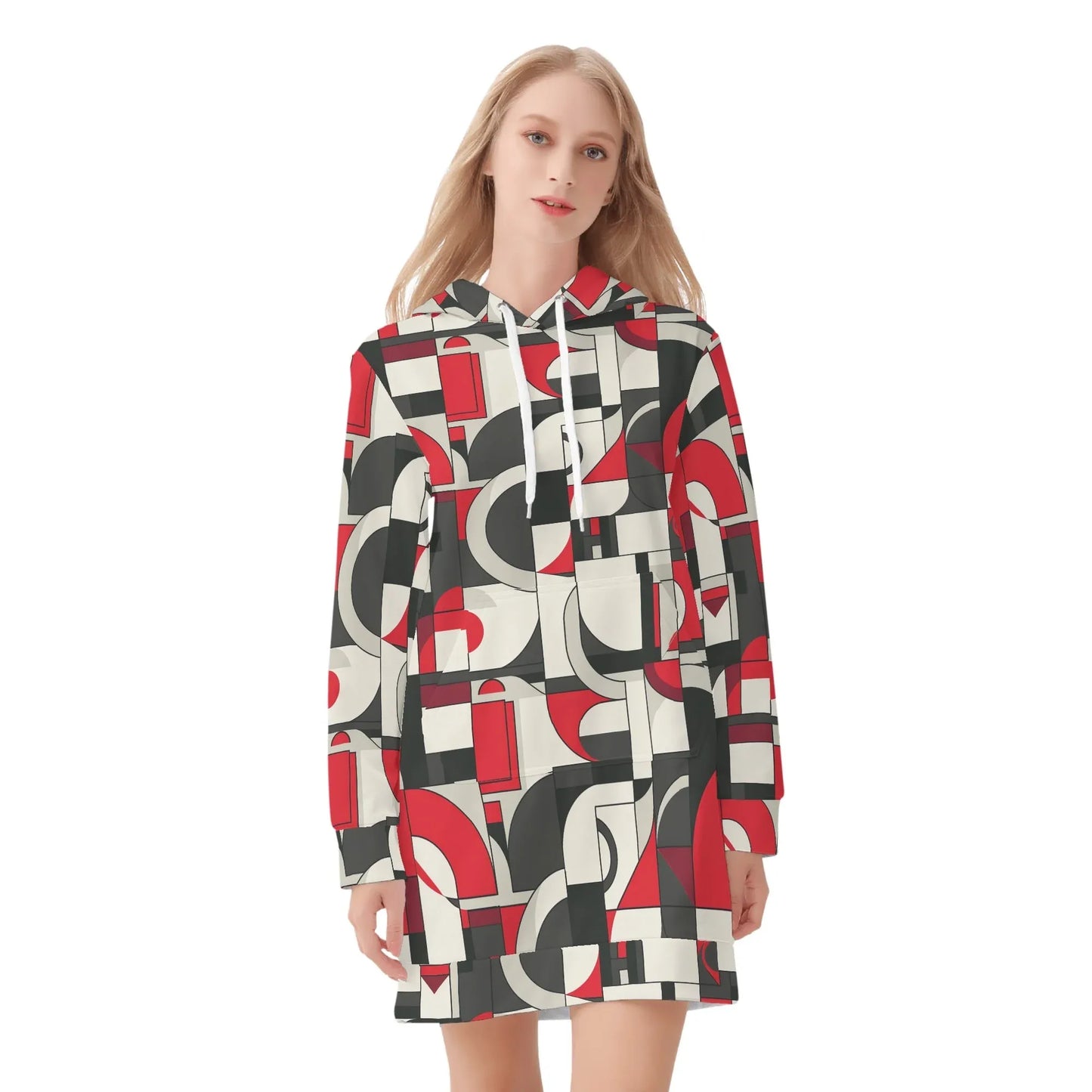 geometry-v7-velvet-hoodie-dress-hoodiekleid-jlr-design-46183 - JLR Design