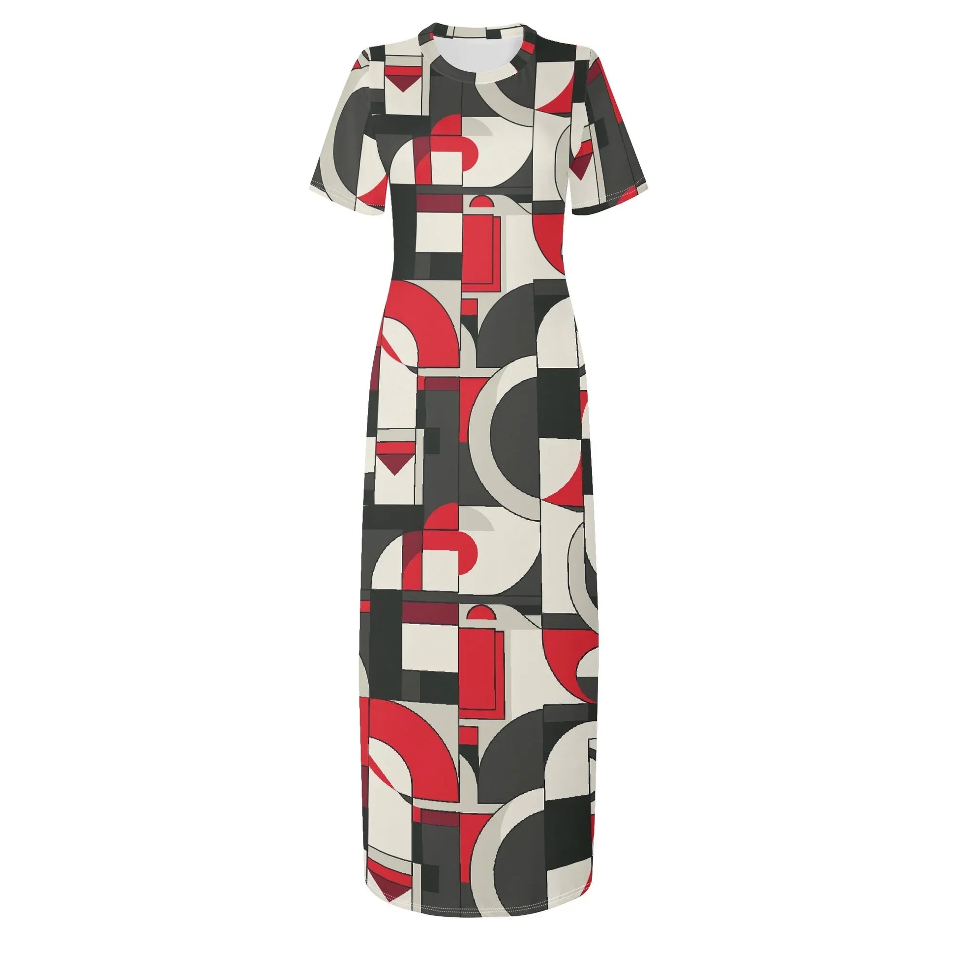 geometry-v7-short-sleeve-long-dress-long-dress-jlr-design-18720 - JLR Design