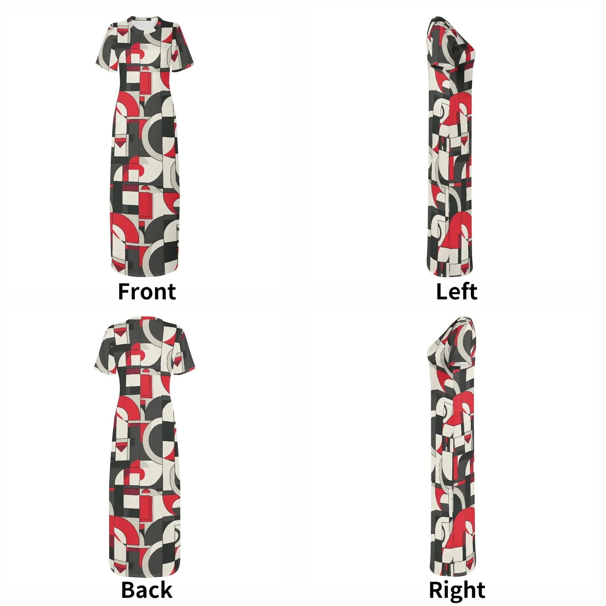 geometry-v7-short-sleeve-long-dress-long-dress-jlr-design-92662 - JLR Design