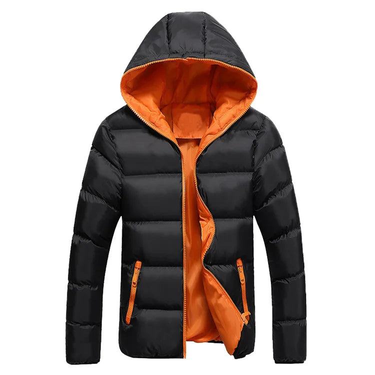 Gepolsterte Winterjacke mit Kapuze Jacke JLR Design