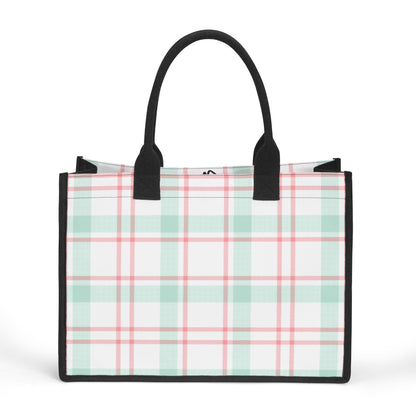 Gestreifte Canvas Shopper Tasche Einkaufstasche JLR Design