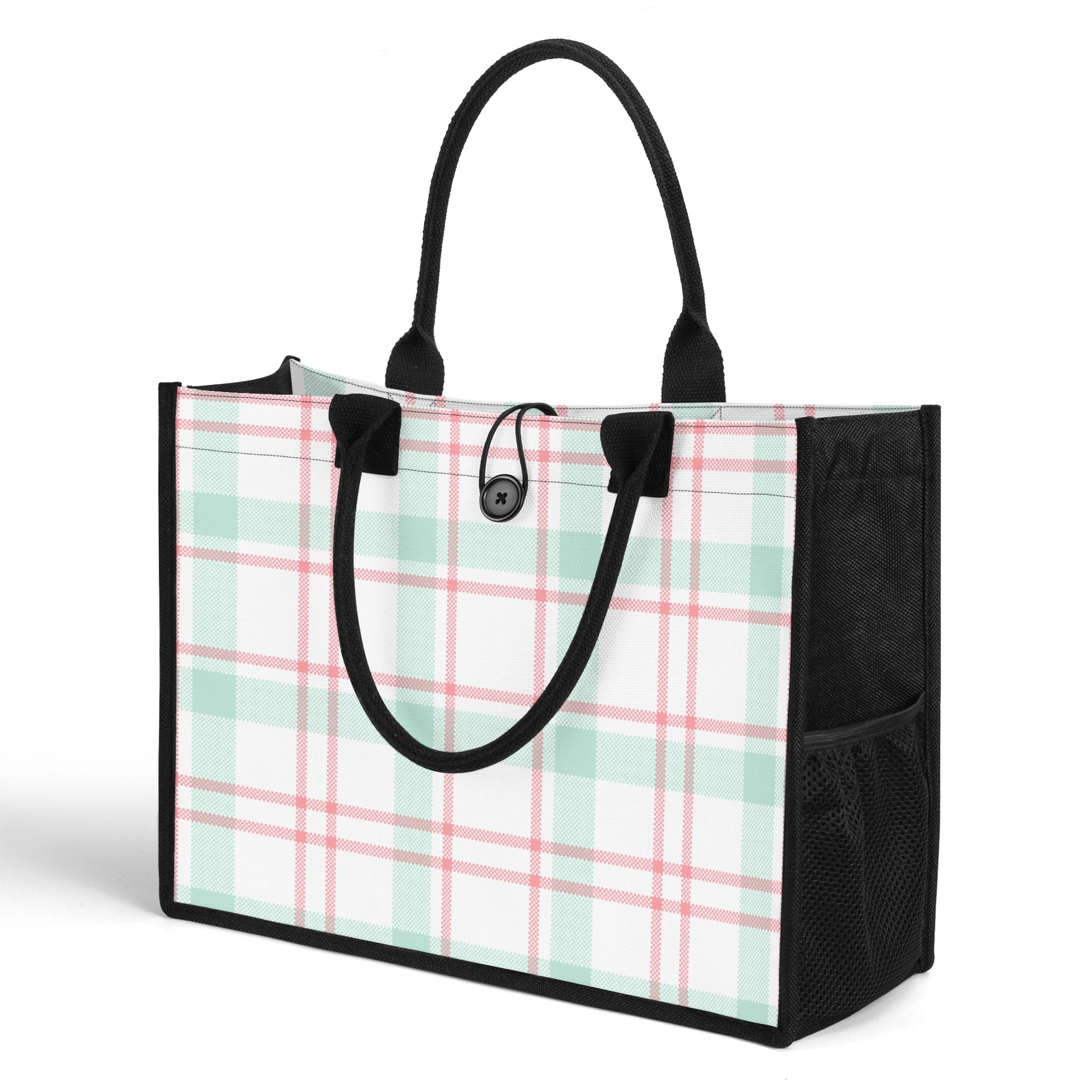 Gestreifte Premium Canvas Shopper Tasche Tragetasche JLR Design