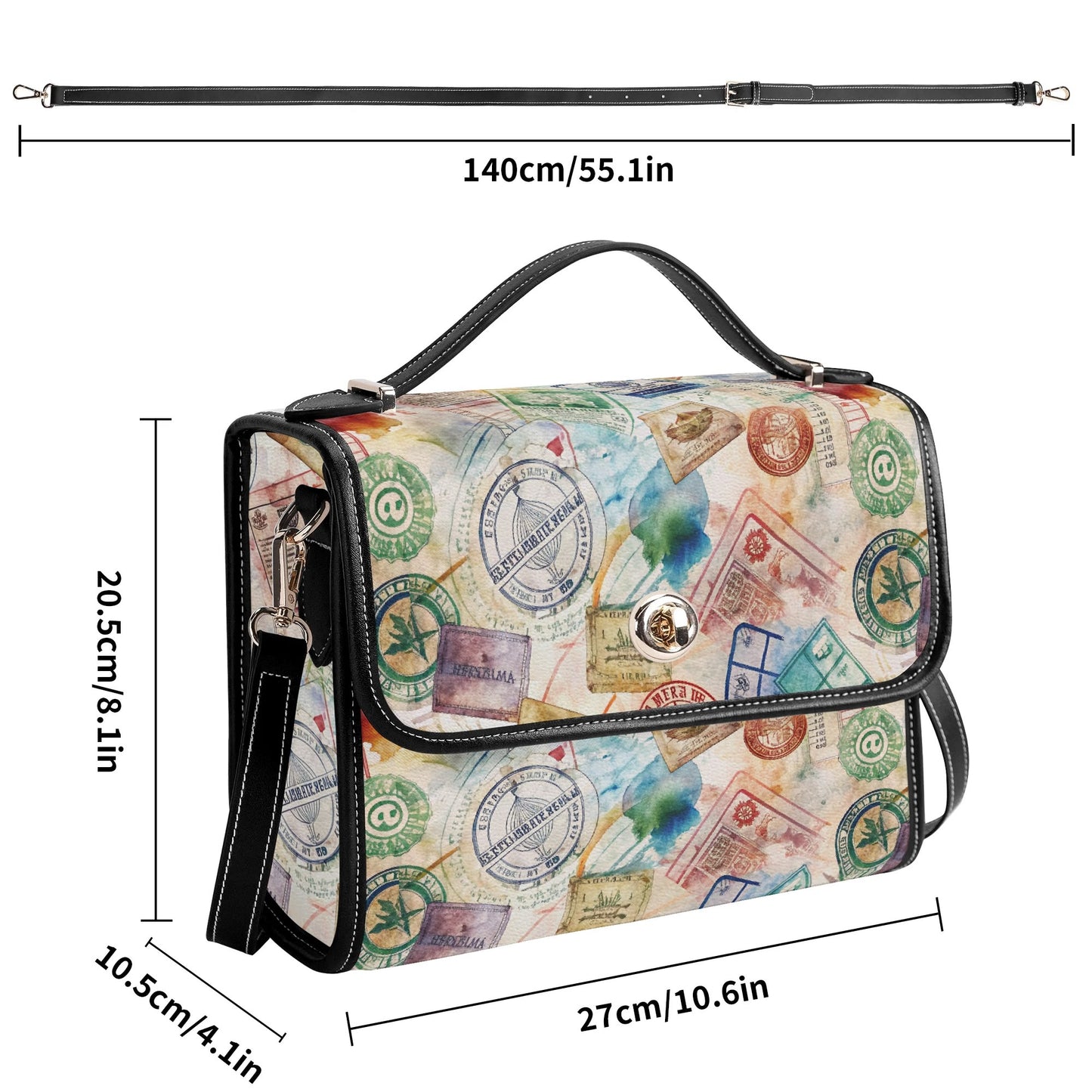 Globetrotter v2 Satchel Bag Umhängetasche Umhängetasche JLR Design