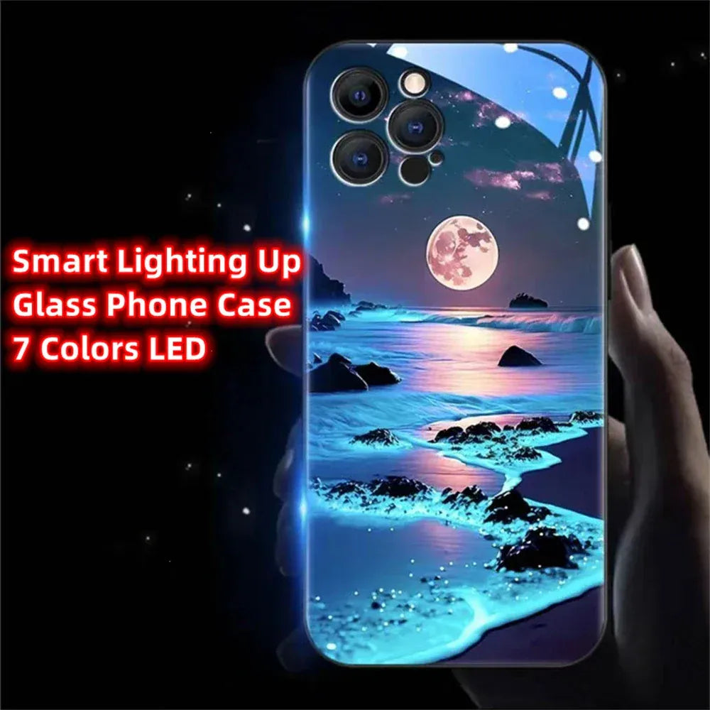 glowing-beach-led-handyhulle-fur-iphone-131415minipluspropromax-phone-case-jlr-design-23596 - JLR Design