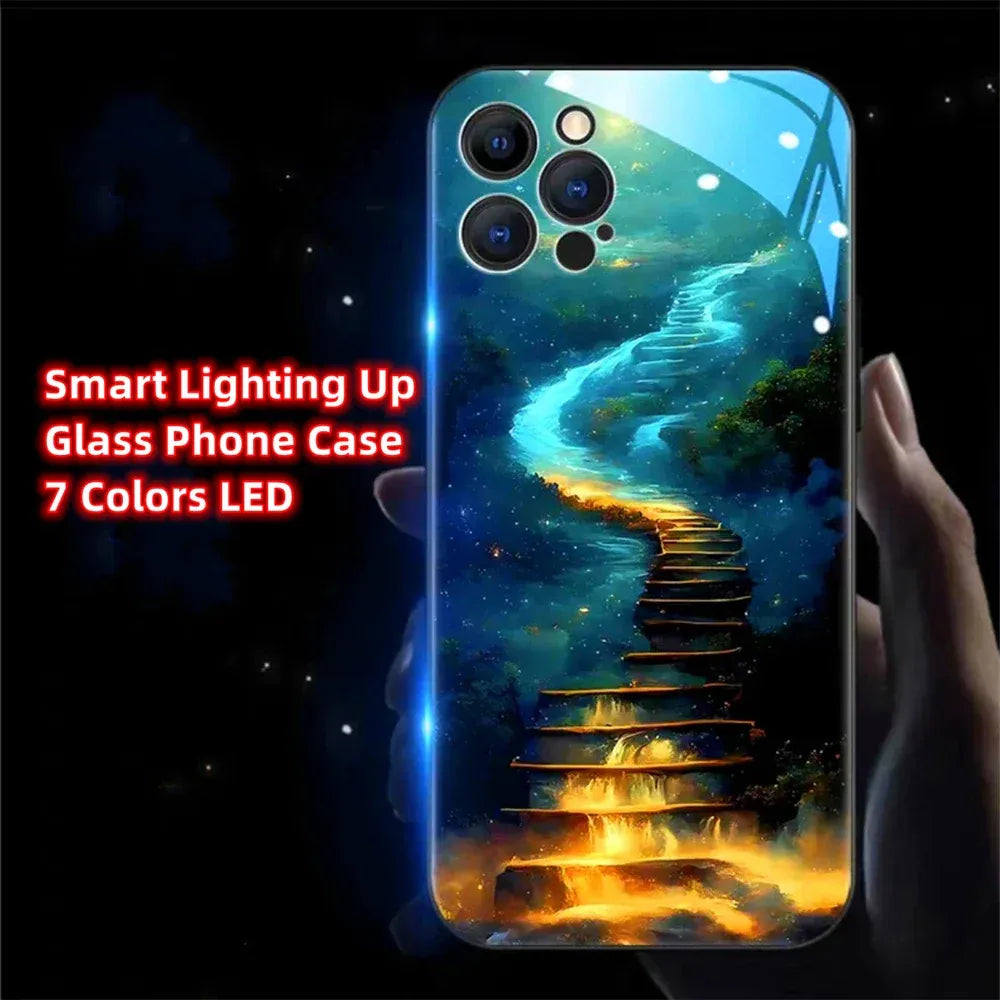 glowing-beach-led-handyhulle-fur-iphone-131415minipluspropromax-phone-case-jlr-design-23290 - JLR Design