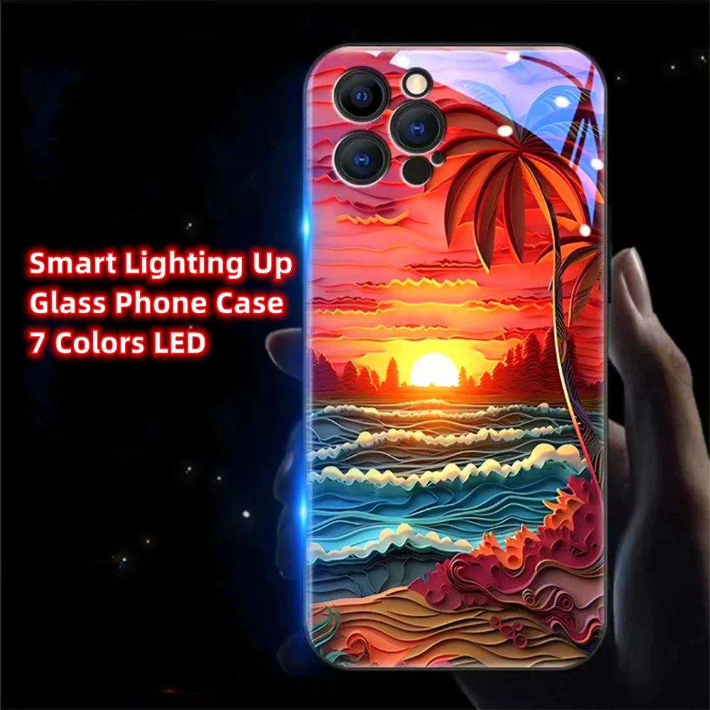 Glowing Beach LED Handyhülle für Iphone 13/14/15/Mini/Plus/Pro/ProMax Phone Case 42.99 Beach, Case, Glowing, LED JLR Design