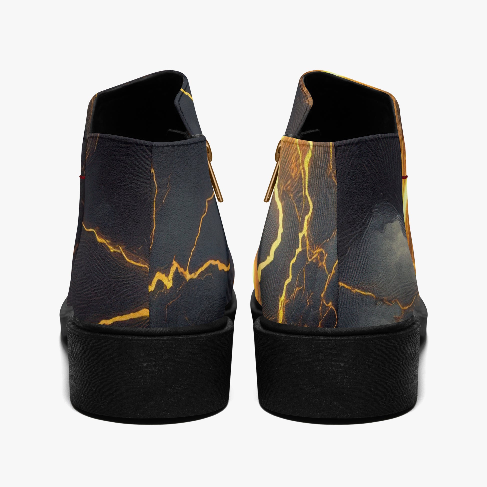 Golden Thunder elegante Reißverschluss-Stiefeletten Stiefeletten JLR Design