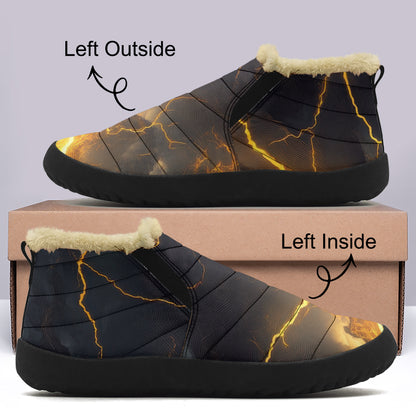 Golden Thunder Faux Fur Slipper Slipper JLR Design