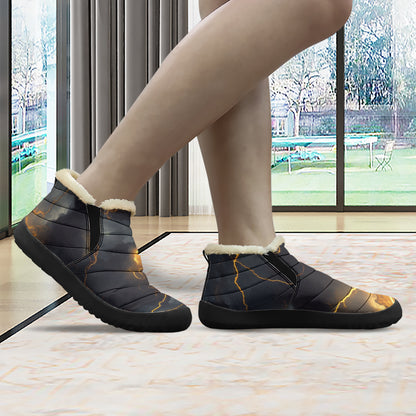 Golden Thunder Faux Fur Slipper Slipper JLR Design