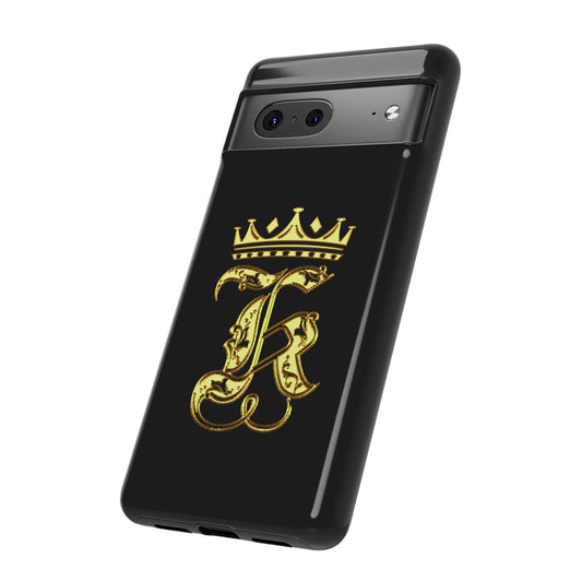 Google Pixel Gold King Cover Phone Case 39.99 Accessories, Glossy, Gold, Google, King, Matte, Phone accessory, Phone Cases, Pixel, Tough, Valentine's Day Picks JLR Design