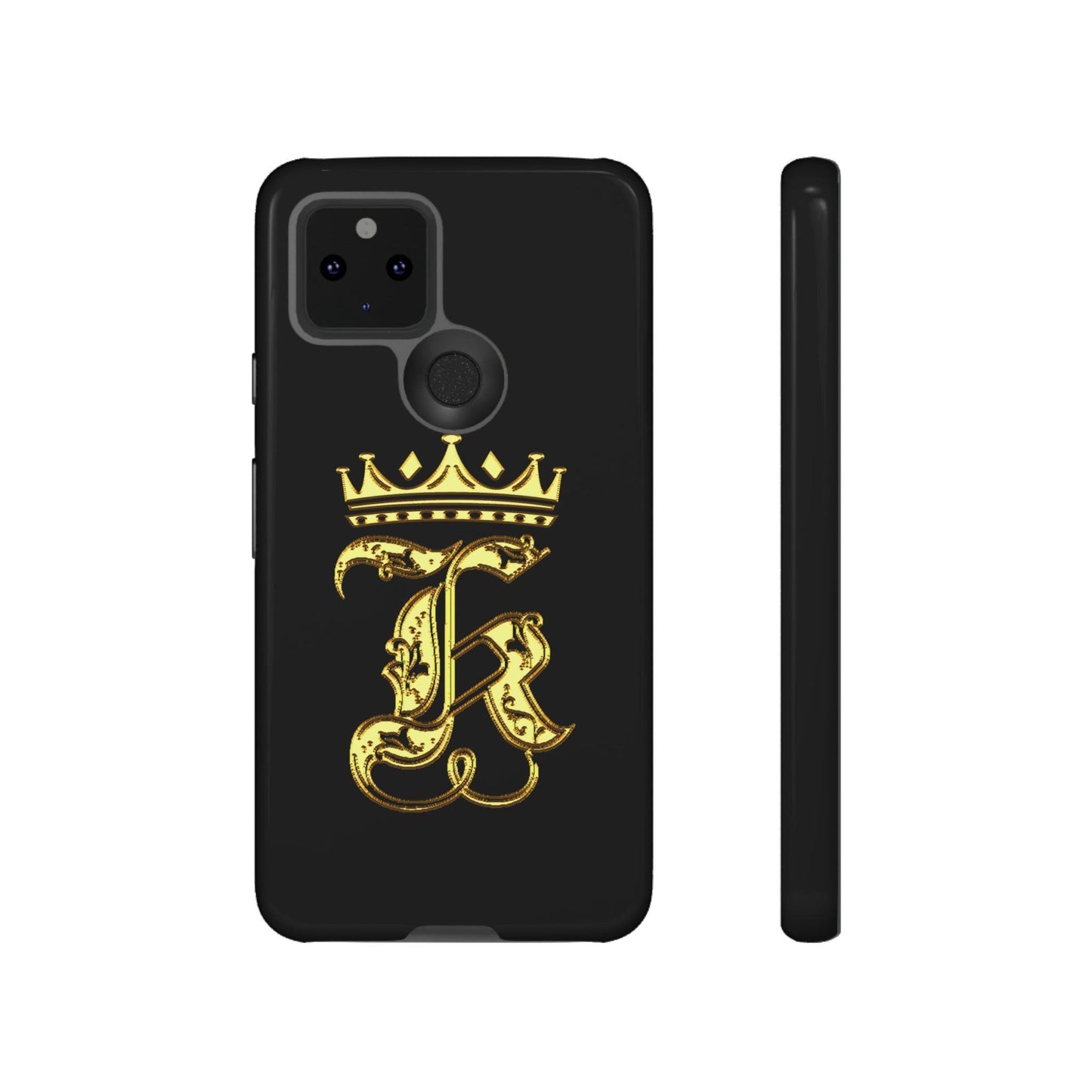 Google Pixel Gold King Cover Phone Case 39.99 Accessories, Glossy, Gold, Google, King, Matte, Phone accessory, Phone Cases, Pixel, Tough, Valentine's Day Picks JLR Design