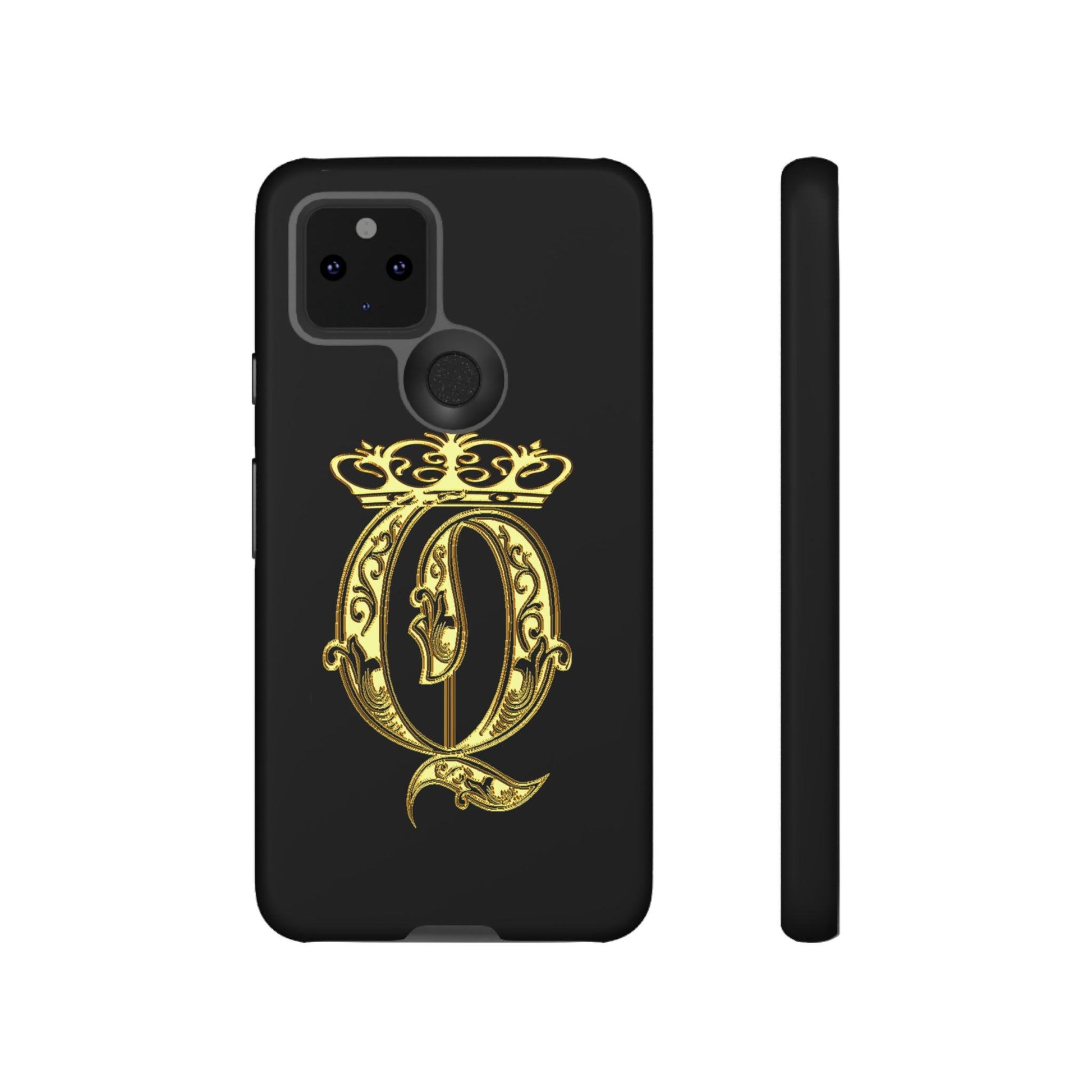 Google Pixel Gold Queen Cover Phone Case 39.99 Accessories, Glossy, Gold, Google, Matte, Phone accessory, Phone Cases, Pixel, Queen, Tough, Valentine's Day Picks JLR Design