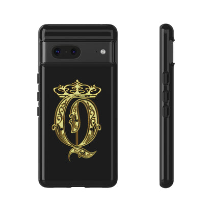 Google Pixel Gold Queen Cover Phone Case 39.99 Accessories, Glossy, Gold, Google, Matte, Phone accessory, Phone Cases, Pixel, Queen, Tough, Valentine's Day Picks JLR Design