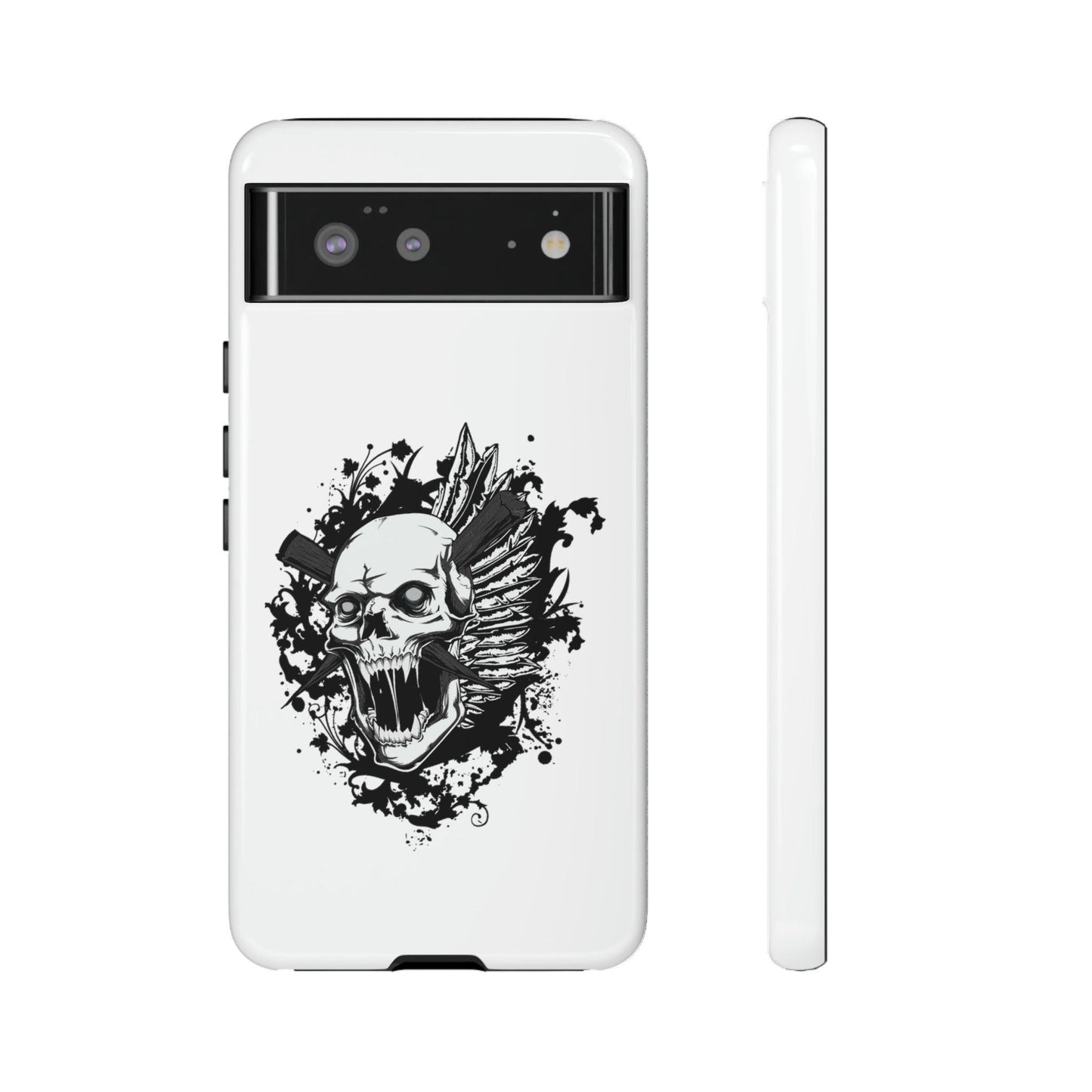 Google Pixel Impaled Skull Cover Phone Case 37.99 Accessories, Glossy, Google, Impaled, Matte, Phone accessory, Phone Cases, Pixel, Skull, Tough, Valentine's Day Picks JLR Design