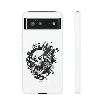 Google Pixel Impaled Skull Cover Phone Case 37.99 Accessories, Glossy, Google, Impaled, Matte, Phone accessory, Phone Cases, Pixel, Skull, Tough, Valentine's Day Picks JLR Design