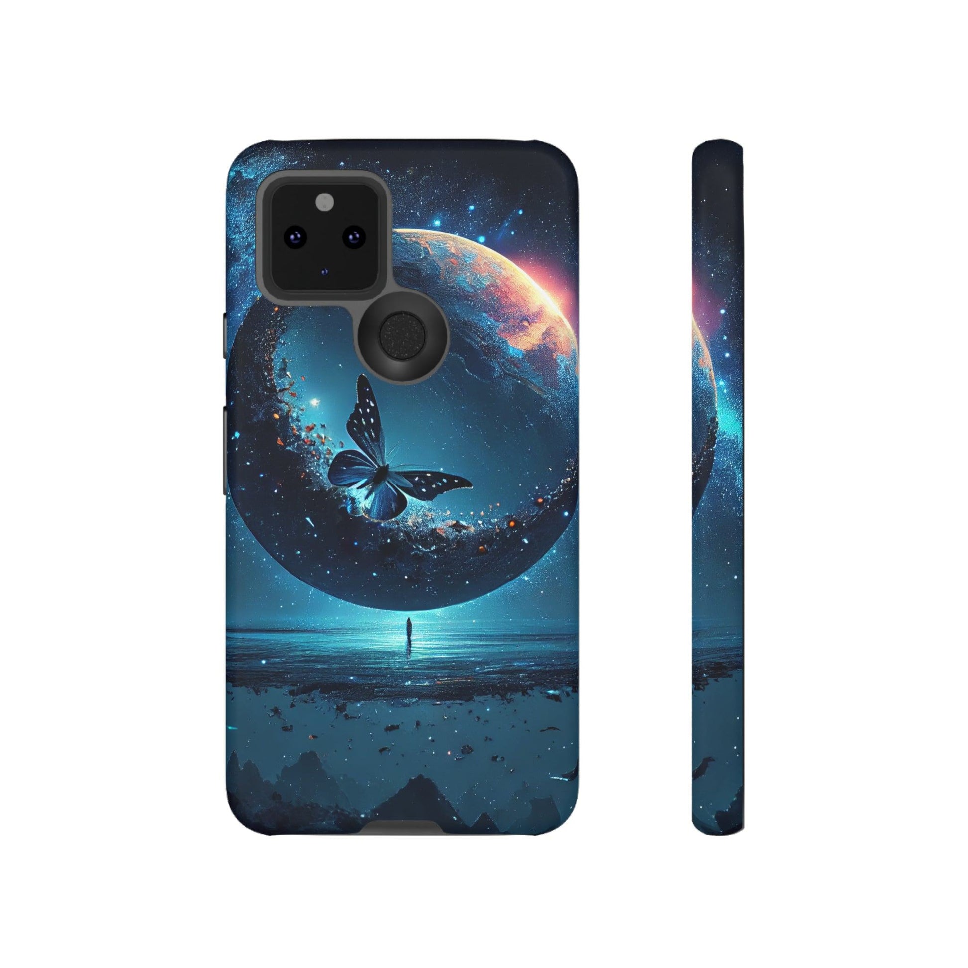 Google Pixel Moon Butterfly Var1 Cover Phone Case 44.99 Accessories, Blue, Butterfly, Cover, Glossy, Glänzend, Handyhülle, Iphone, iPhone Cases, Matte, Phone accessory, Phone Cases, Samsung Cases, Schutz, Var1 JLR Design