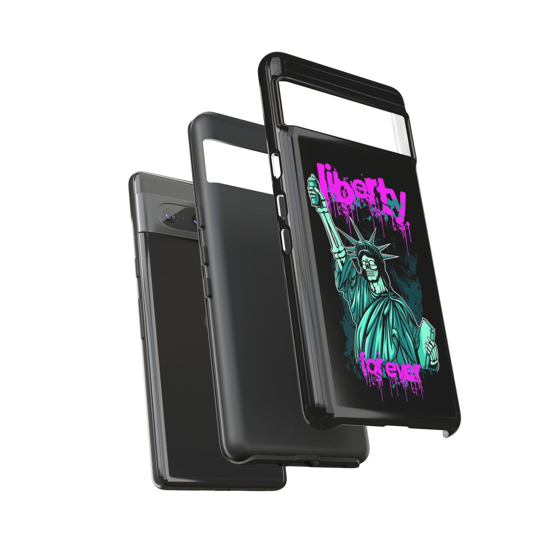 Google Pixel Rotten Liberty Cover Phone Case 39.99 Accessories, Glossy, Google, Liberty, Matte, Phone accessory, Phone Cases, Pixel, Rotten, Tough, Valentine's Day Picks JLR Design