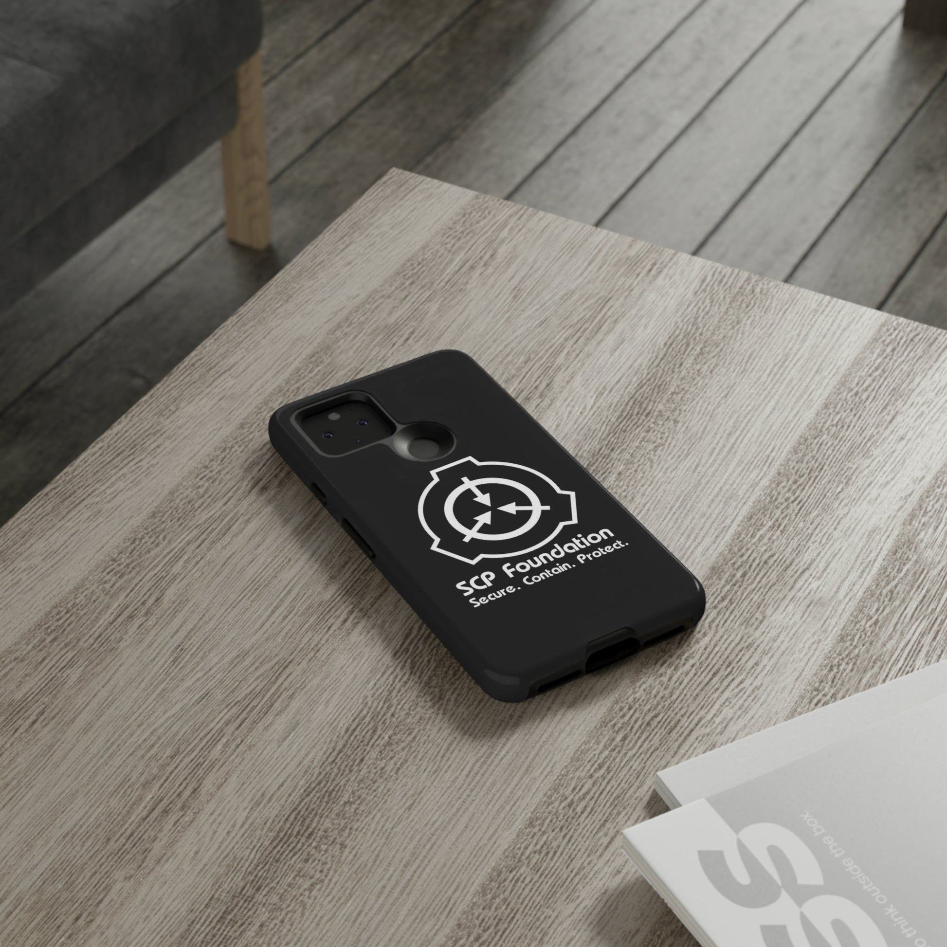 Google Pixel SCP Foundation schwarz Cover Phone Case 44.99 Accessories, Foundation, Glossy, Handyhülle, iPhone Cases, Logo, Matte, Phone accessory, Phone Cases, Samsung Cases, SCP, Weiss JLR Design