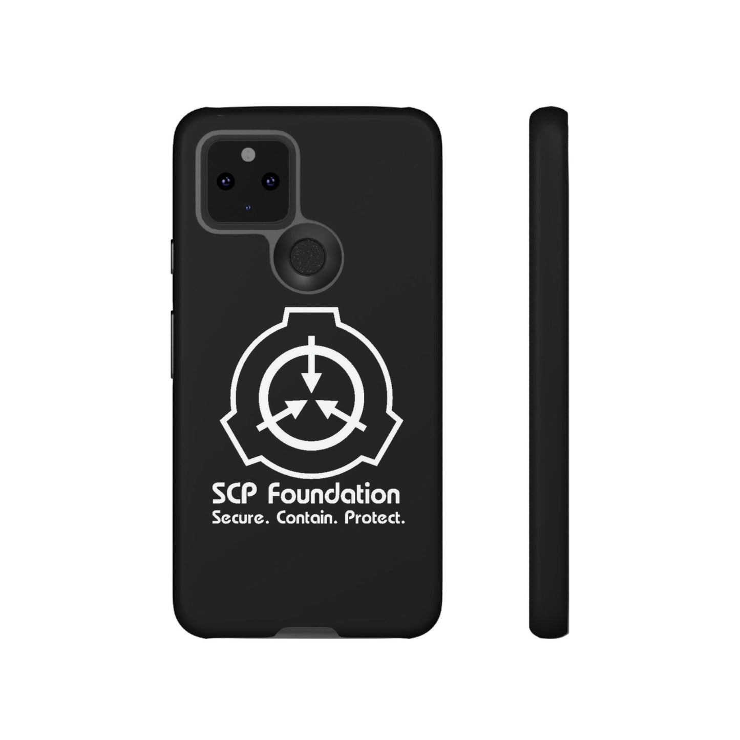 Google Pixel SCP Foundation schwarz Cover Phone Case 44.99 Accessories, Foundation, Glossy, Handyhülle, iPhone Cases, Logo, Matte, Phone accessory, Phone Cases, Samsung Cases, SCP, Weiss JLR Design