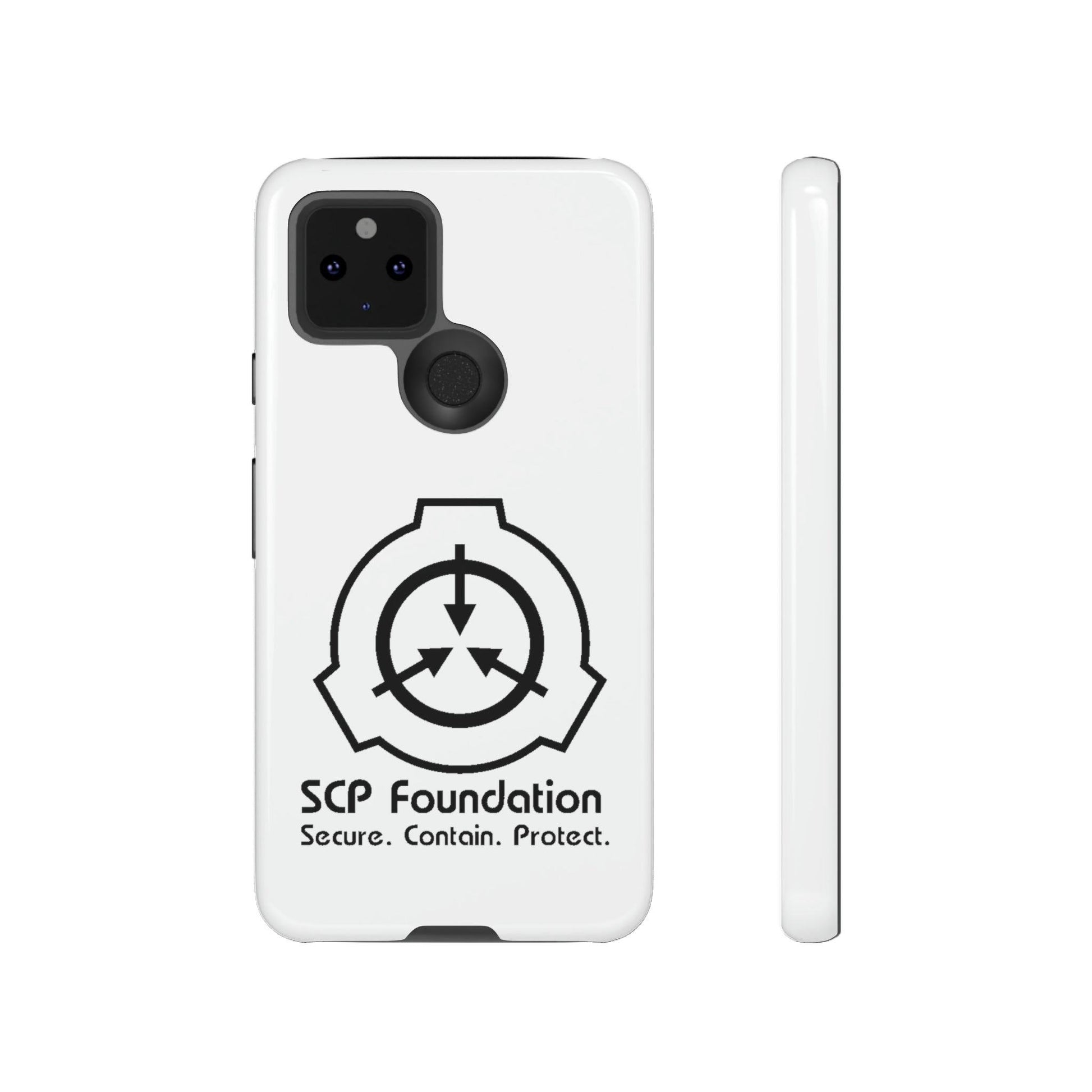 Google Pixel SCP Foundation Weiss Cover Phone Case 44.99 Accessories, Foundation, Glossy, Google, iPhone Cases, Logo, Matte, Phone accessory, Phone Cases, Pixel, Samsung Cases, Schwarz, SCP, Weiss JLR Design